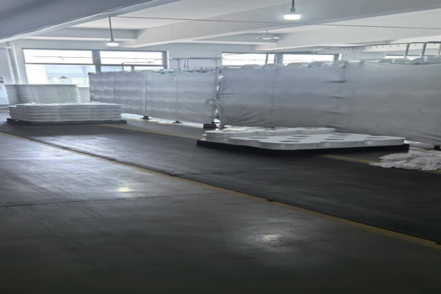 Oblast výroby šedé látky-umístění surovin