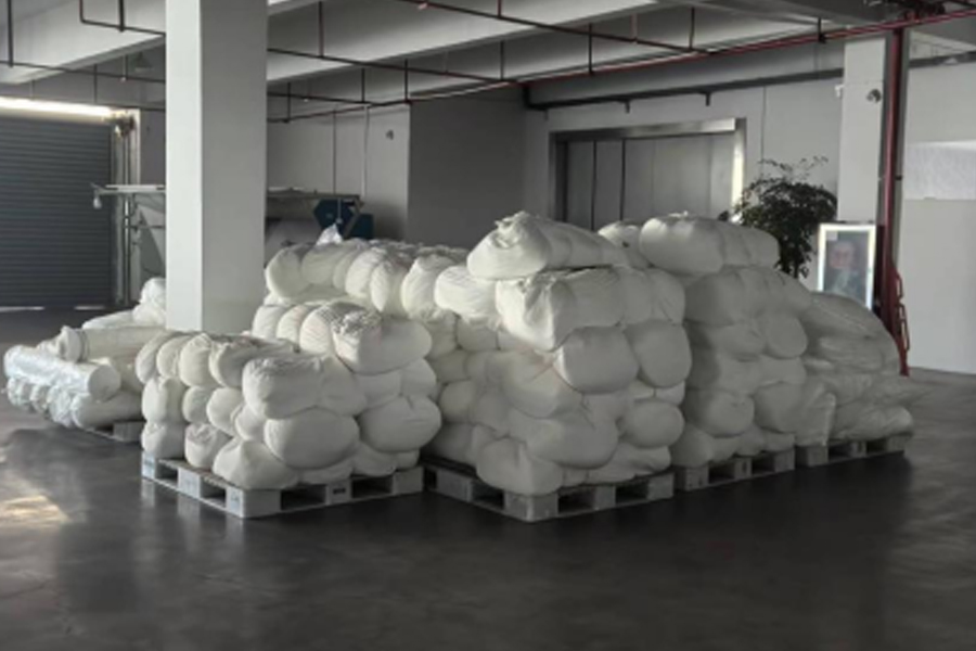 Výroba šedé látky - tranzitní plocha šedé látky