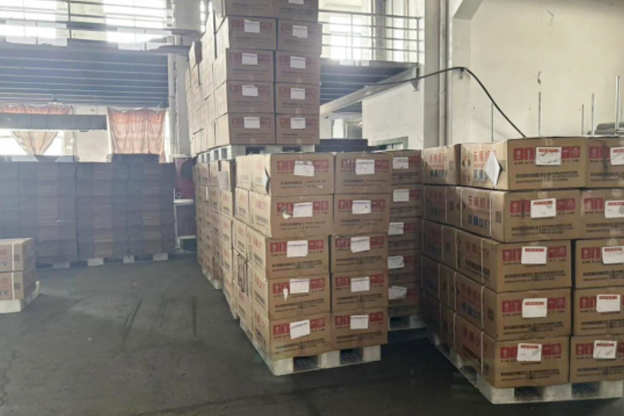 DTY výroba-oblast hotových výrobků